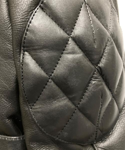 HORN WORKS（ホーンワークス）HORN WORKS (ホーンワークス) ダブルライダースジャケット ブラック サイズ:Sの古着・服飾アイテム