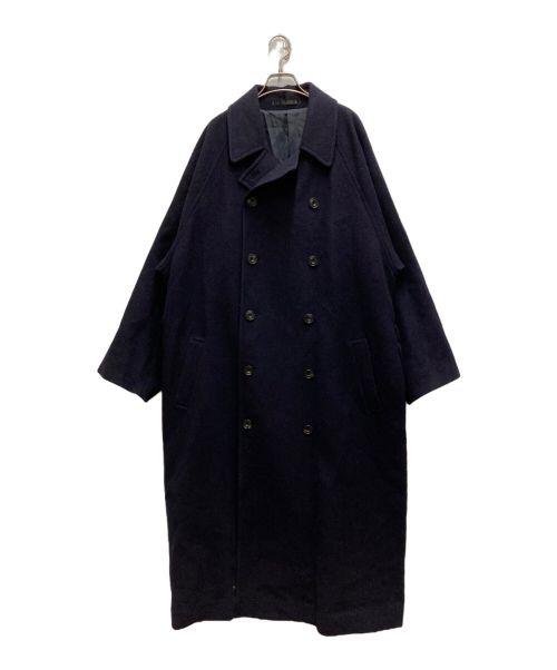 ato（アトウ）ato (アトウ) DOUBLE BREASTED BELTED COAT ネイビー サイズ:48の古着・服飾アイテム