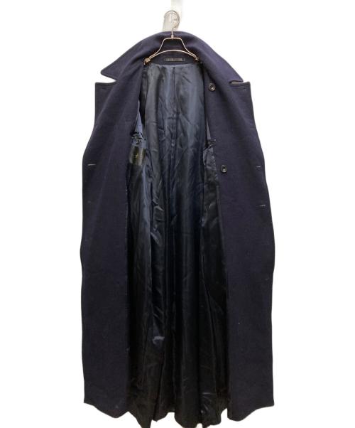 ato（アトウ）ato (アトウ) DOUBLE BREASTED BELTED COAT ネイビー サイズ:48の古着・服飾アイテム