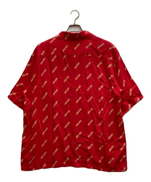 ARIES（アリーズ）ARIES (アリーズ) レーヨンオープンカラーシャツ レッド サイズ:不明の古着・服飾アイテム
