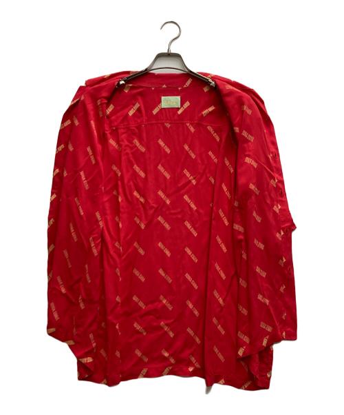 ARIES（アリーズ）ARIES (アリーズ) レーヨンオープンカラーシャツ レッド サイズ:不明の古着・服飾アイテム