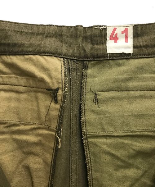 French Army（フランス軍）French Army (フレンチアーミー) Ｍ-47 カーゴパンツ カーキ サイズ:41の古着・服飾アイテム