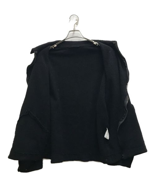 COMOLI（コモリ）COMOLI (コモリ) 縮絨ウール ジップショートジャケット ブラック サイズ:2の古着・服飾アイテム