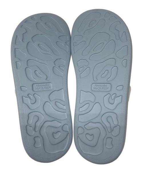 ALEXANDER McQUEEN（アレキサンダーマックイーン）ALEXANDER McQUEEN (アレキサンダーマックイーン) ハイブリッドスライド ブルー サイズ:38 1/2の古着・服飾アイテム