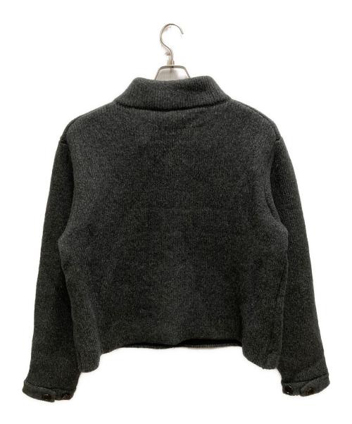 NKNIT（ンニット）NKNIT (ンニット) スキッパーニット グレーの古着・服飾アイテム