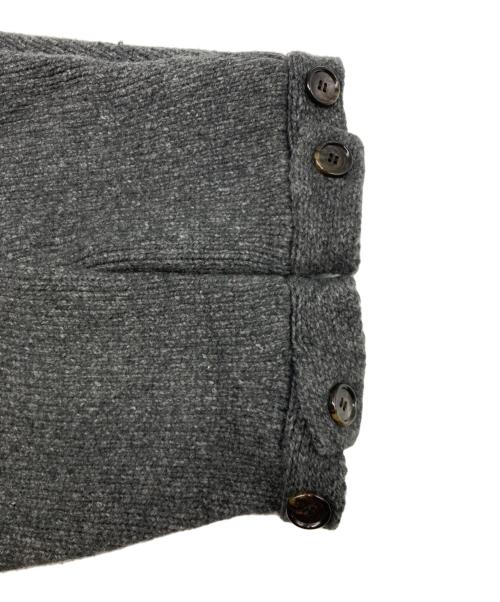 NKNIT（ンニット）NKNIT (ンニット) スキッパーニット グレーの古着・服飾アイテム