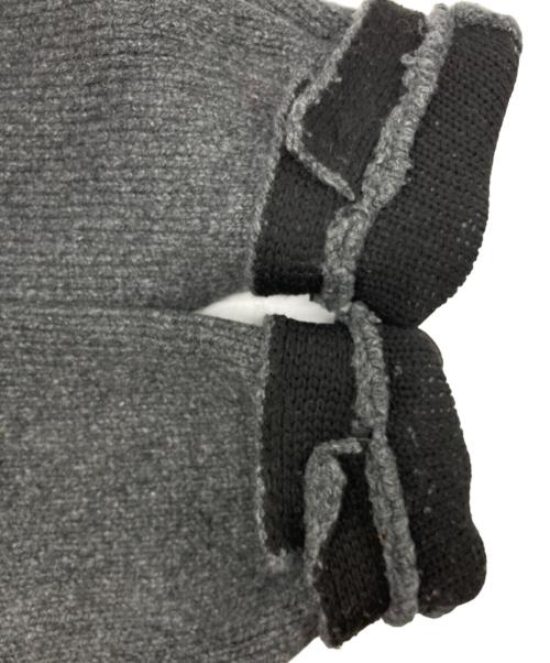 NKNIT（ンニット）NKNIT (ンニット) スキッパーニット グレーの古着・服飾アイテム