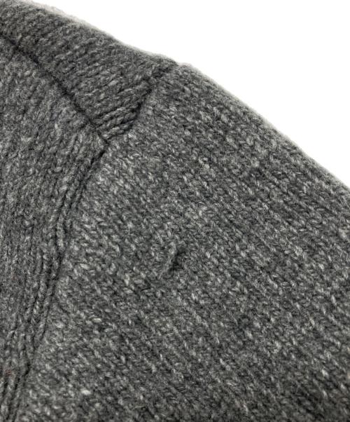 NKNIT（ンニット）NKNIT (ンニット) スキッパーニット グレーの古着・服飾アイテム