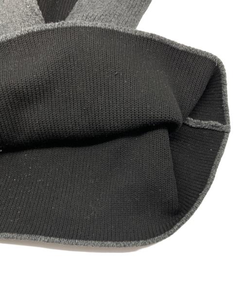 NKNIT（ンニット）NKNIT (ンニット) スキッパーニット グレーの古着・服飾アイテム