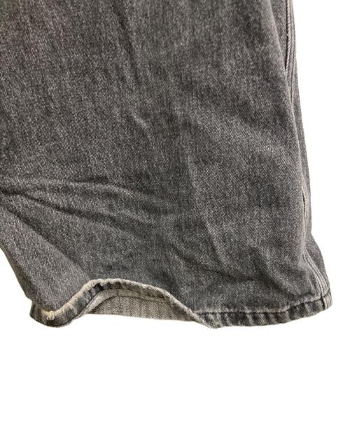 SYUMAN.（シュウマン）SYUMAN. (シュウマン) PLATEAU (プラトー) ダメージバギーデニムパンツ ブラック サイズ:不明の古着・服飾アイテム