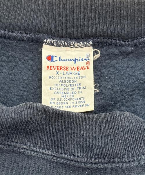 Champion REVERSE WEAVE（チャンピオン リバース ウィーブ）Champion REVERSE WEAVE (チャンピオン リバース ウィーブ) スウェット ネイビー サイズ:XLの古着・服飾アイテム