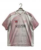 sculptor×UMBROスカルプター×アンブロ）の古着「Soccer Jersey」｜ピンク