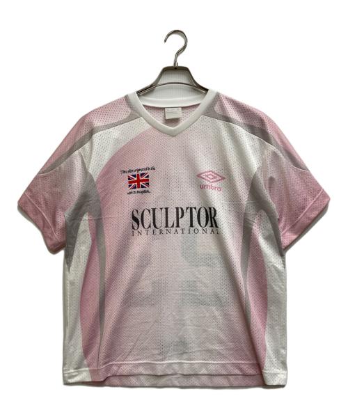 sculptor（スカルプター）SCULPTOR (スカルプター) UMBRO (アンブロ) Soccer Jersey ピンク サイズ:FREEの古着・服飾アイテム