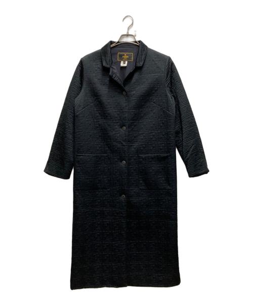 FENDI（フェンディ）FENDI (フェンディ) ズッカ柄キルティングコート ブラック サイズ:40の古着・服飾アイテム