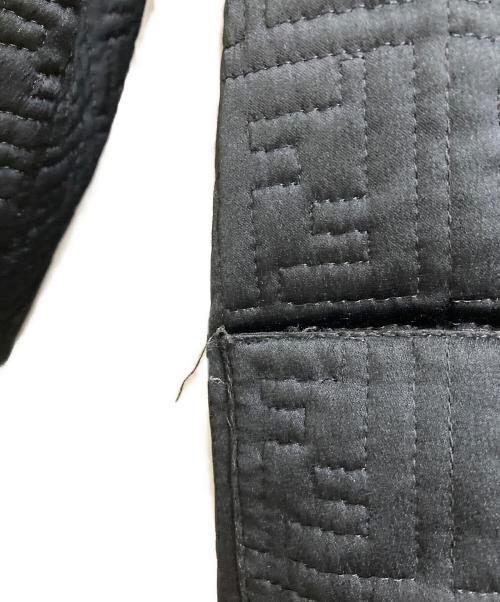 FENDI（フェンディ）FENDI (フェンディ) ズッカ柄キルティングコート ブラック サイズ:40の古着・服飾アイテム
