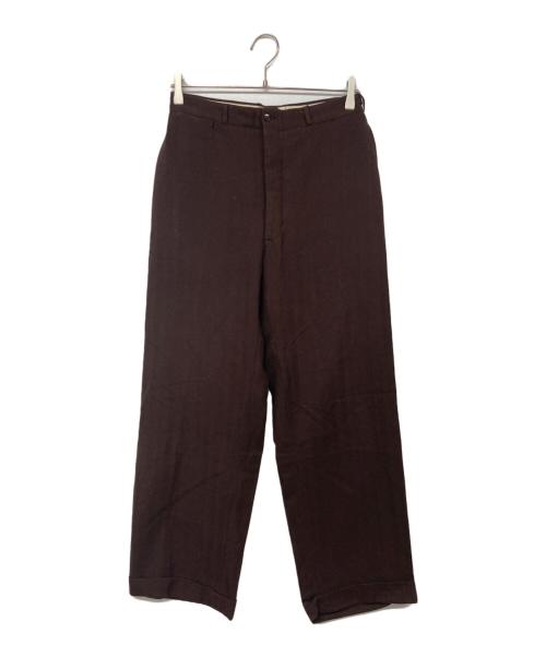 USED（ユーズド）USED (ユーズド) HBTスラックス ブラウン サイズ:記載なしの古着・服飾アイテム