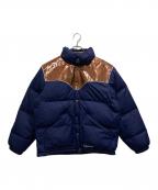 SUPREMEシュプリーム）の古着「Glitter Yoke Down Puffer Jacket」｜ネイビー