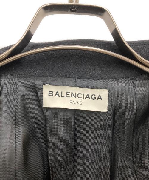 BALENCIAGA（バレンシアガ）BALENCIAGA (バレンシアガ) ミドルコート ブラック サイズ:38の古着・服飾アイテム
