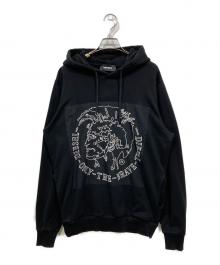 DIESEL（ディーゼル）の古着「パーカー」｜ブラック