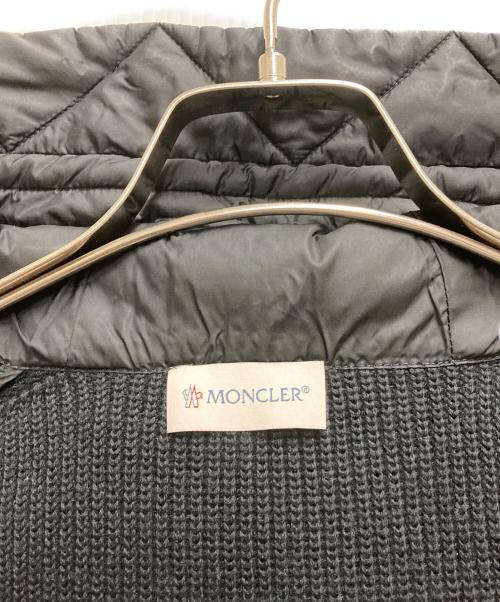 MONCLER（モンクレール）MONCLER (モンクレール) CARDIGAN TRICOT ブラック サイズ:Ⅼの古着・服飾アイテム