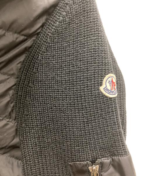 MONCLER（モンクレール）MONCLER (モンクレール) CARDIGAN TRICOT ブラック サイズ:Ⅼの古着・服飾アイテム