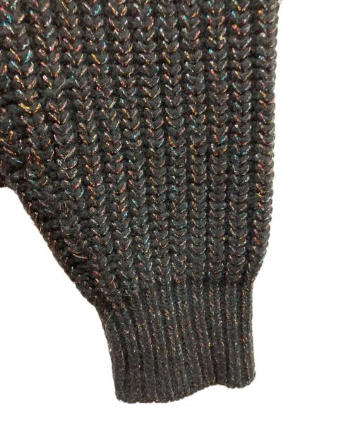 MEIAS（メイアス）MEIAS (メイアス) コスモプルオーバーニット ブラック サイズ:Lの古着・服飾アイテム