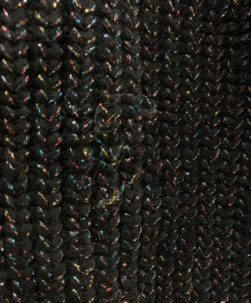 MEIAS（メイアス）MEIAS (メイアス) コスモプルオーバーニット ブラック サイズ:Lの古着・服飾アイテム