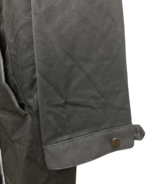 LQ MEN by WORK'S & FRIENDS（エルキューメン バイワークスアンドフレンズ）LQ MEN by WORK'S & FRIENDS (エルキューメン バイワークスアンドフレンズ) 90’s ウールギャバ ライナー付モッズコート ブラック サイズ:Ⅼの古着・服飾アイテム