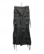 dig your own graveデグヨアオウングレイブ）の古着「コードデザインカーゴパンツ」｜グレー