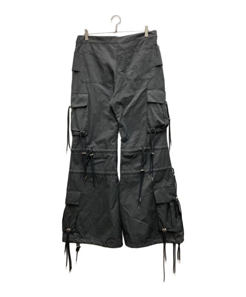 dig your own grave（デグヨアオウングレイブ）dig your own grave (デグヨアオウングレイブ) コードデザインカーゴパンツ グレー サイズ:Ⅼの古着・服飾アイテム