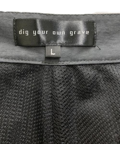 dig your own grave（デグヨアオウングレイブ）dig your own grave (デグヨアオウングレイブ) コードデザインカーゴパンツ グレー サイズ:Ⅼの古着・服飾アイテム