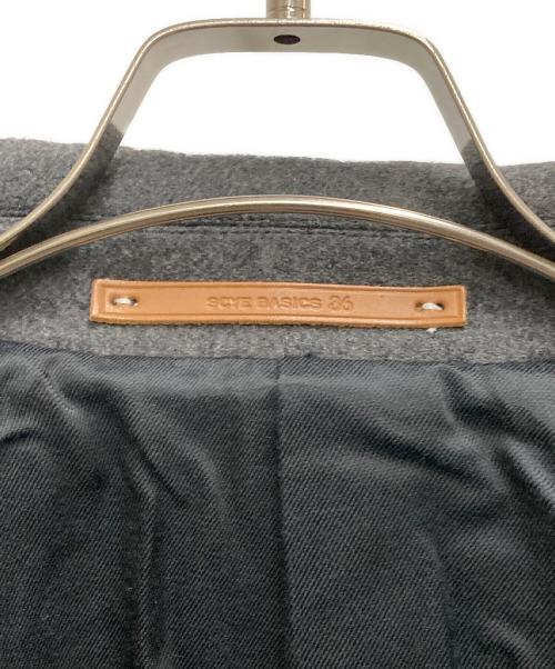 SCYEBASICS（サイベーシックス）SCYEBASICS (サイベーシックス) メルトンコート グレー サイズ:36の古着・服飾アイテム