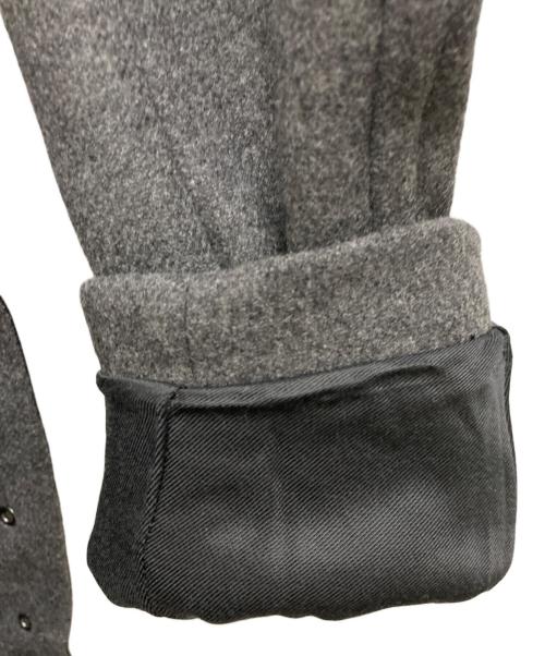 SCYEBASICS（サイベーシックス）SCYEBASICS (サイベーシックス) メルトンコート グレー サイズ:36の古着・服飾アイテム
