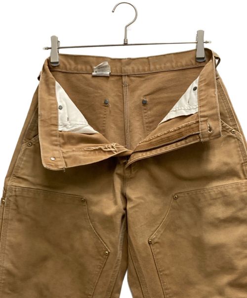 CarHartt（カーハート）CarHartt (カーハート) ダブルニーペインターパンツ ブラウン サイズ:78.5cm (W31)の古着・服飾アイテム