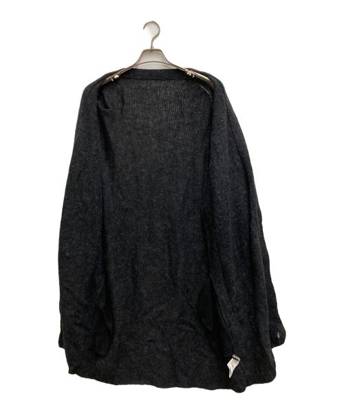 GROUND Y（グラウンドワイ）GROUND Y (グラウンドワイ) Poplar Knit Big Cardigan ブラック サイズ:3の古着・服飾アイテム