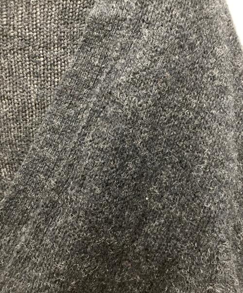 GROUND Y（グラウンドワイ）GROUND Y (グラウンドワイ) Poplar Knit Big Cardigan ブラック サイズ:3の古着・服飾アイテム