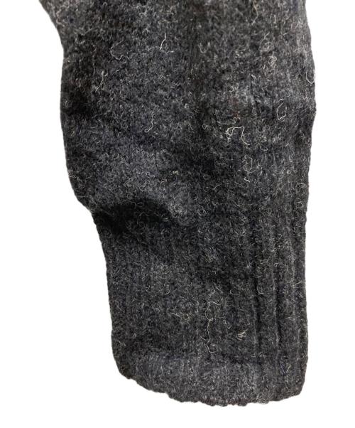 GROUND Y（グラウンドワイ）GROUND Y (グラウンドワイ) Poplar Knit Big Cardigan ブラック サイズ:3の古着・服飾アイテム