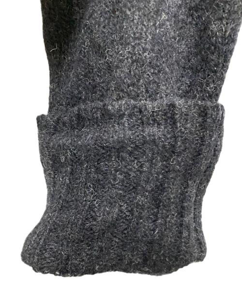 GROUND Y（グラウンドワイ）GROUND Y (グラウンドワイ) Poplar Knit Big Cardigan ブラック サイズ:3の古着・服飾アイテム