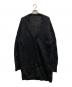 GROUND Y（グラウンドワイ）の古着「Poplar Knit Big Cardigan」｜ブラック
