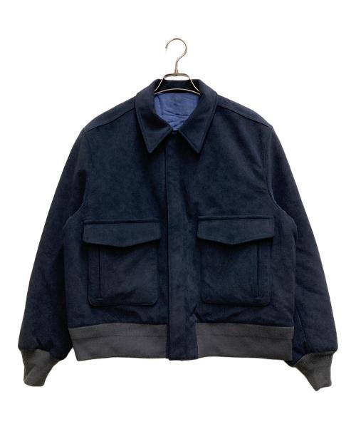 uru tokyo（ウル トーキョー）URU TOKYO (ウル トーキョー) A-2 jacket ネイビー サイズ:2の古着・服飾アイテム