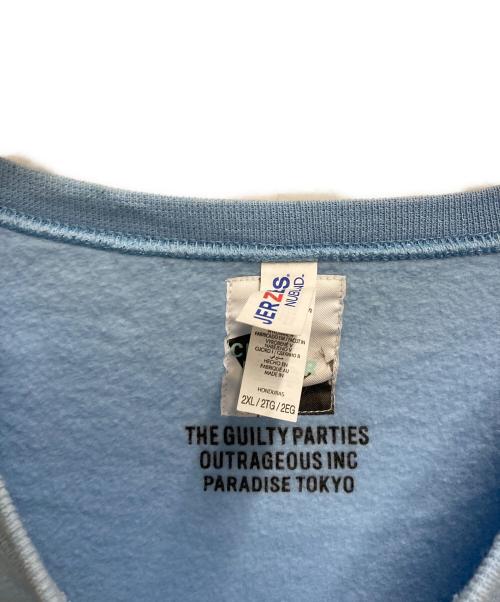 WACKO MARIA（ワコマリア）WACKO MARIA (ワコマリア) CHET BAKER CREW NECK SWEAT SHIRT ブルー サイズ:2XLの古着・服飾アイテム