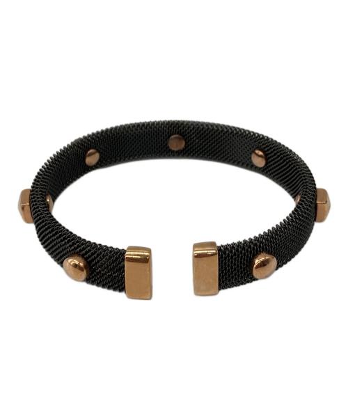 MAUBOUSSIN（モーブッサン）MAUBOUSSIN (モーブッサン) バングル ブラック×ローズゴールドの古着・服飾アイテム