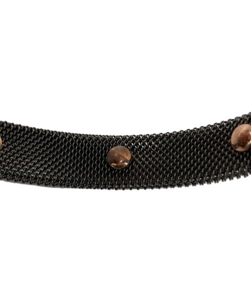 MAUBOUSSIN（モーブッサン）MAUBOUSSIN (モーブッサン) バングル ブラック×ローズゴールドの古着・服飾アイテム