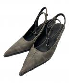 MAISON SPECIALメゾンスペシャル）の古着「2way Wedge Sole Pumps」｜グレー