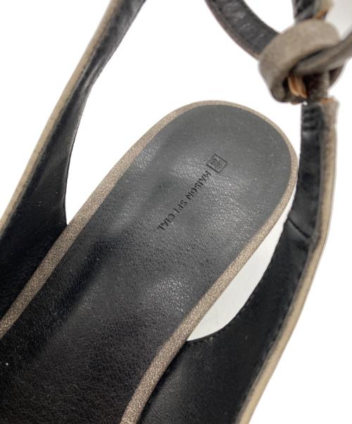 MAISON SPECIAL（メゾンスペシャル）MAISON SPECIAL (メゾンスペシャル) 2way Wedge Sole Pumps グレー サイズ:38の古着・服飾アイテム