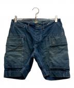 RRLダブルアールエル）の古着「カ-ゴデニムショーツ」｜インディゴ