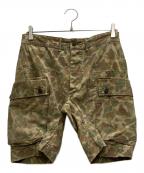 RRLダブルアールエル）の古着「ダッグハンターカモショーツ」｜カーキ