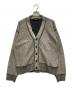 UNUSED（アンユーズド）の古着「Wool knit cardigan」｜グレー