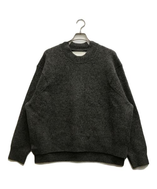 nonnotte（ノノット）nonnotte (ノノット) slit crew neck pullover-heavy oz yak knit ブラウン サイズ:FREEの古着・服飾アイテム
