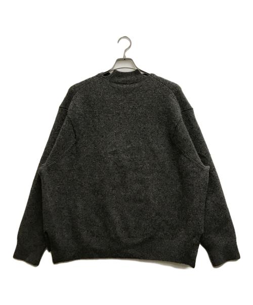 nonnotte（ノノット）nonnotte (ノノット) slit crew neck pullover-heavy oz yak knit ブラウン サイズ:FREEの古着・服飾アイテム